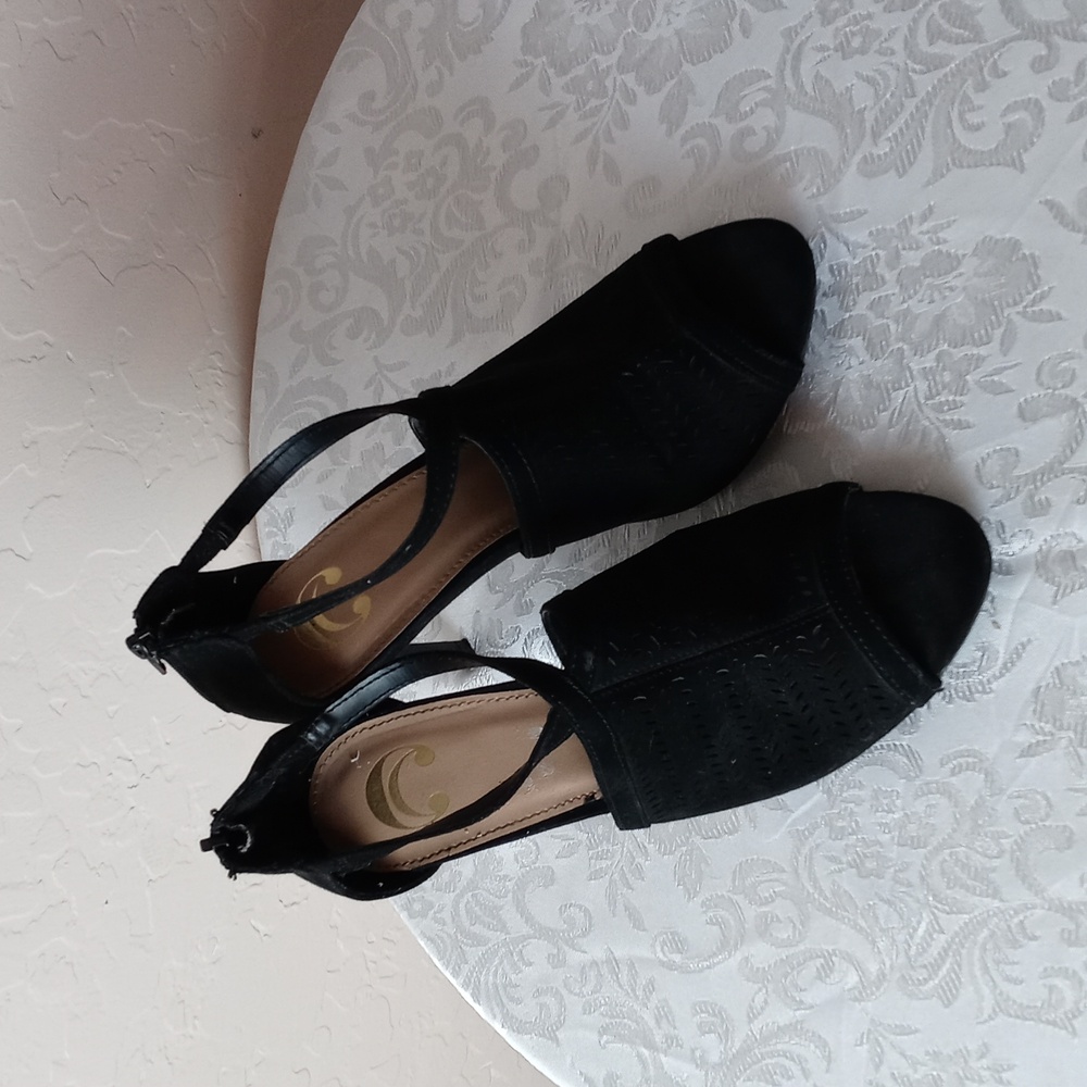 C C High Heeled Open Toe Shoes